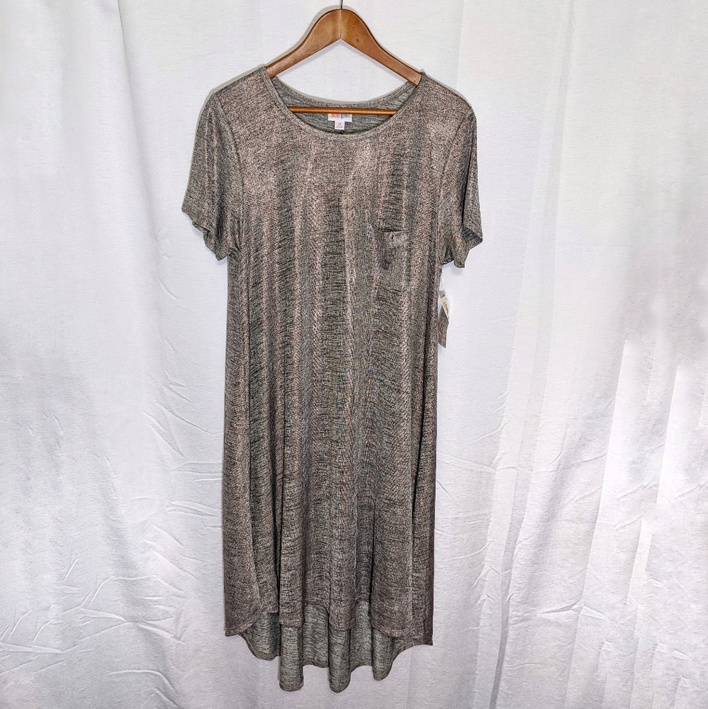 LuLaRoe Elegant Metallic Collection Carly - Medium